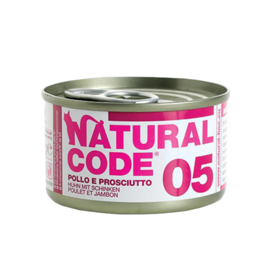 NATURAL CODE 85G - 05 POLLO & PROSCIUTTO