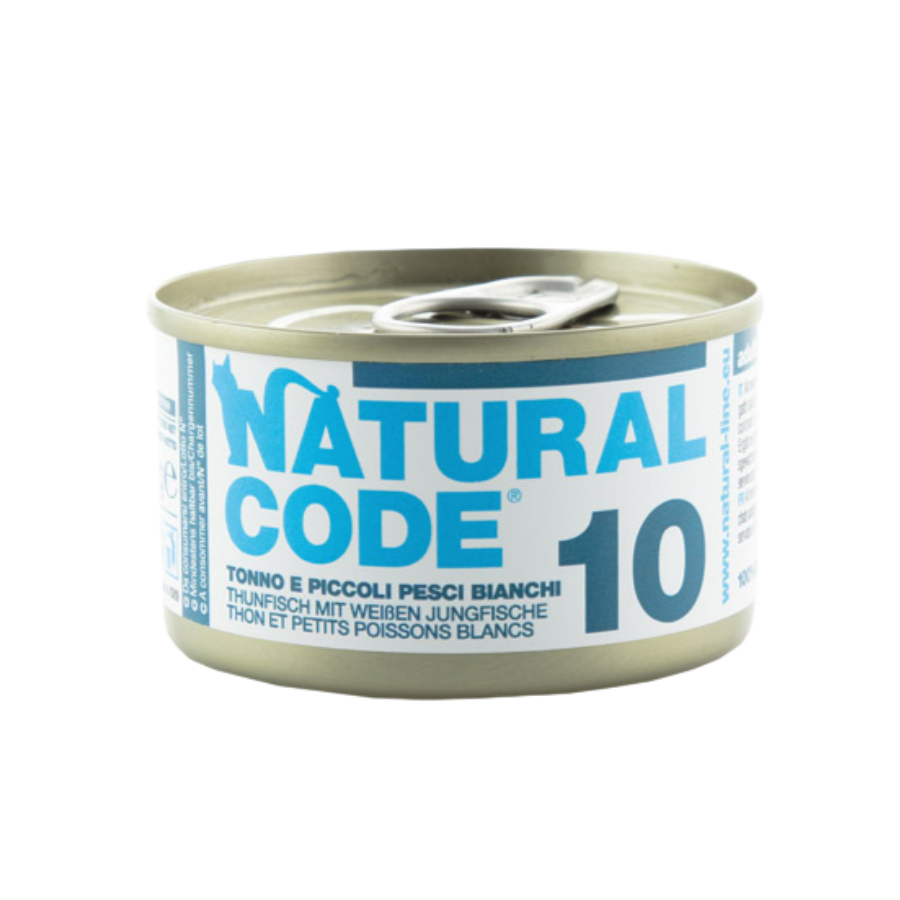 NATURAL CODE 85G - 10 TONNO & PESCI BIANCHI