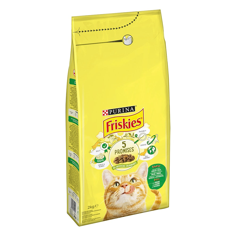 Purina Friskies gatto Coniglio Pollo Verdure 2kg