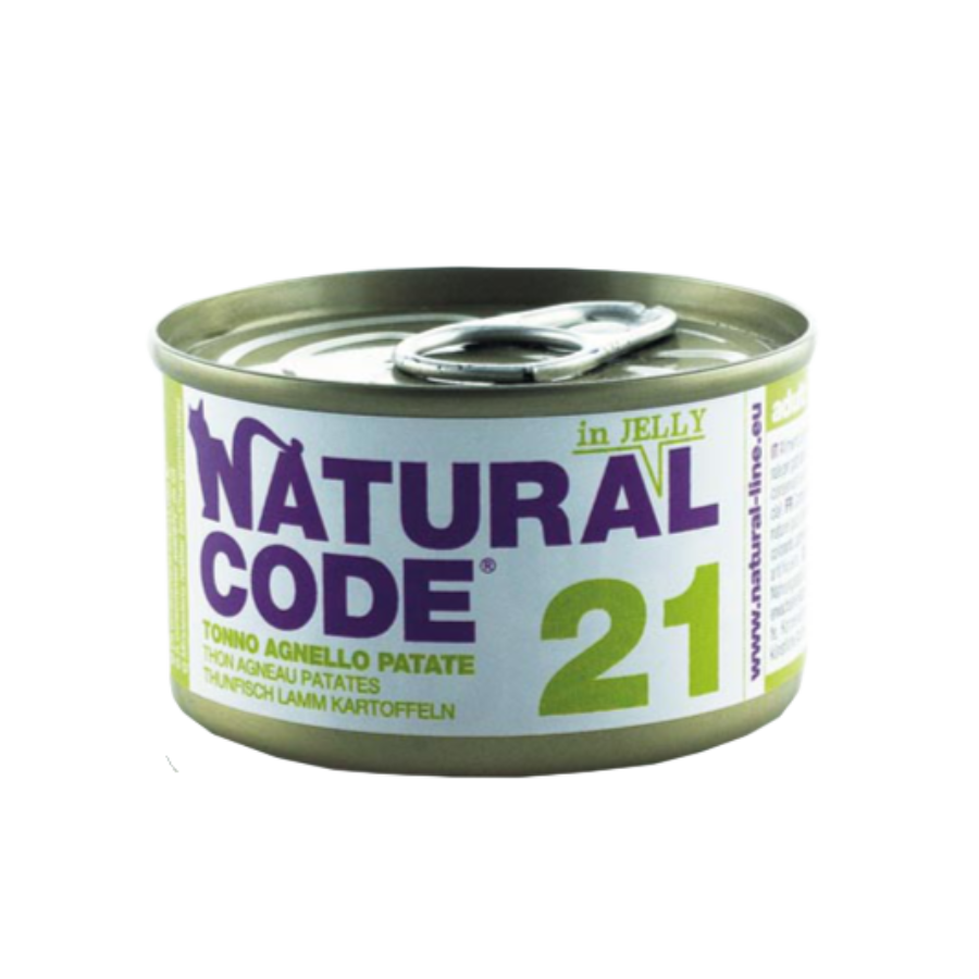 NATURAL CODE 85G - 21 TONNO, AGNELLO & PATATA