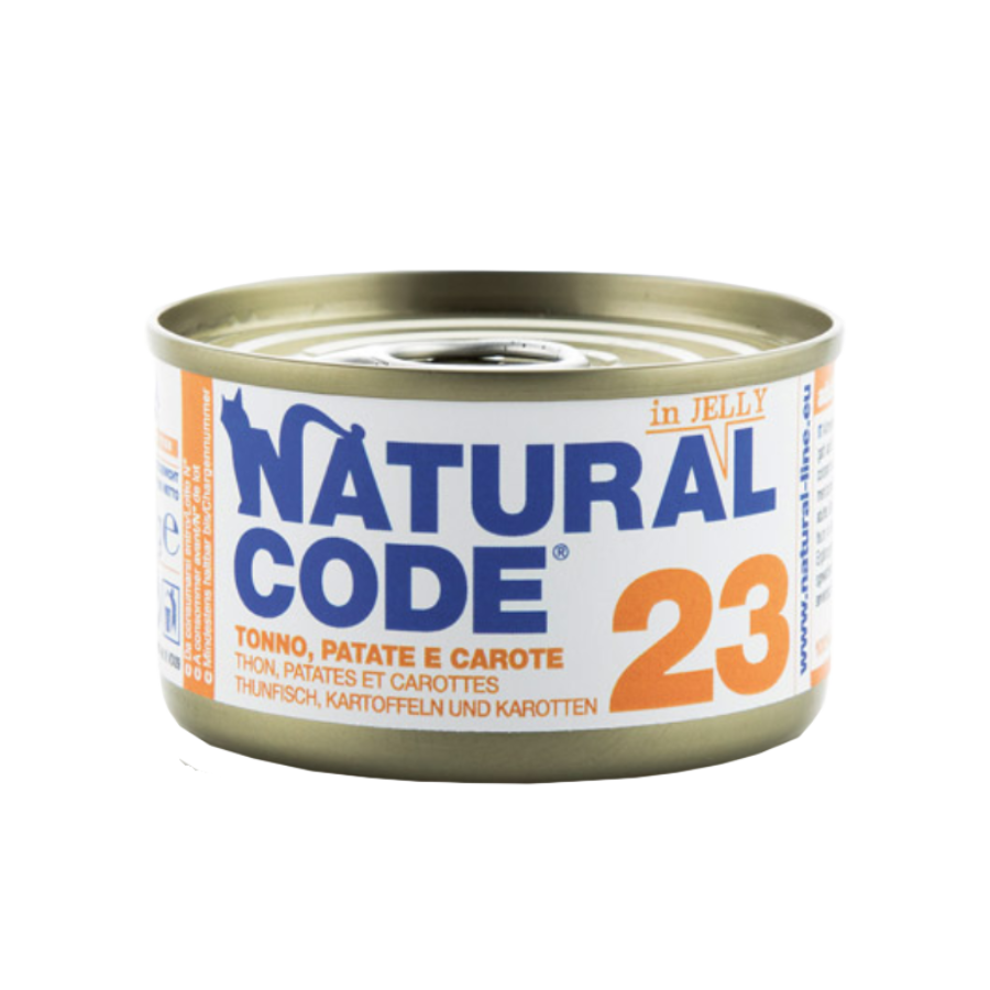 NATURAL CODE 85G - 23 TONNO, PATATE & CAROTE