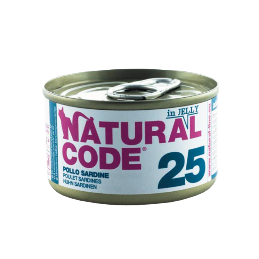 NATURAL CODE 85G - 25 POLLO & SARDINE
