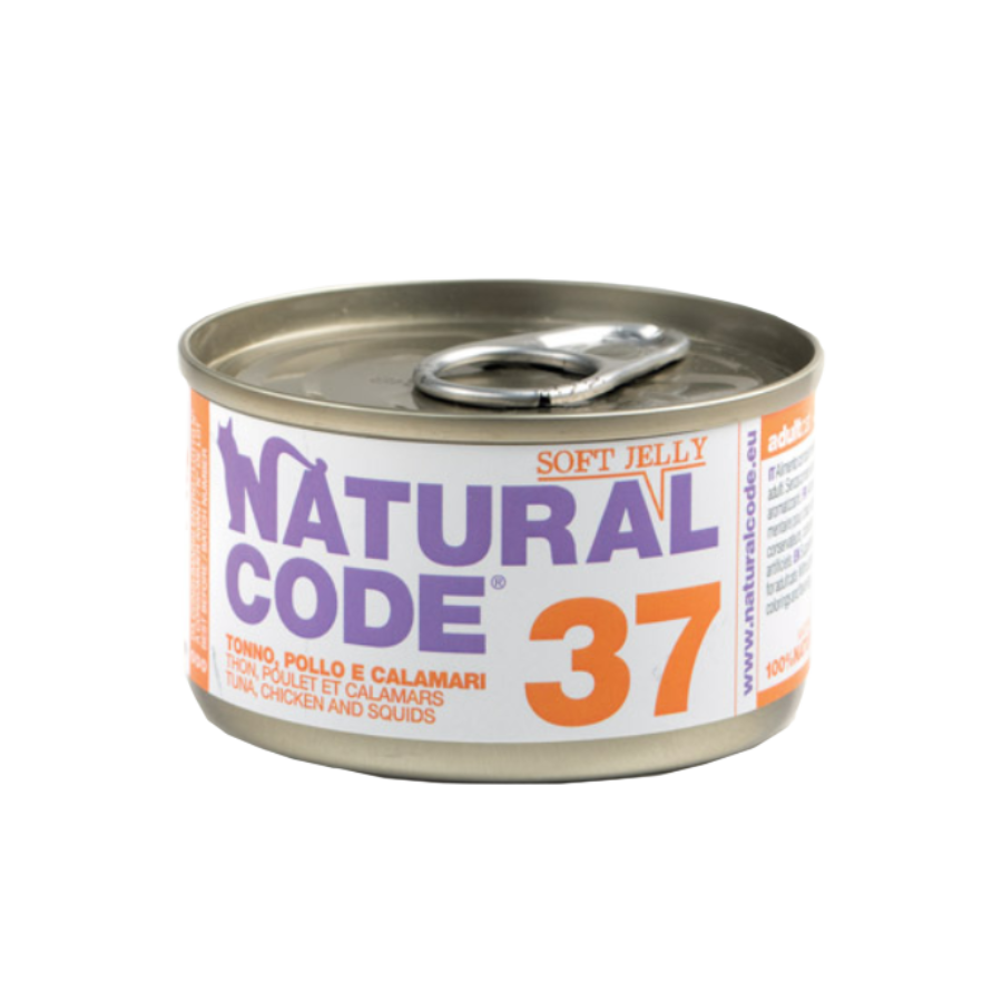 NATURAL CODE 85G - 37 TONNO, POLLO & CALAMARI