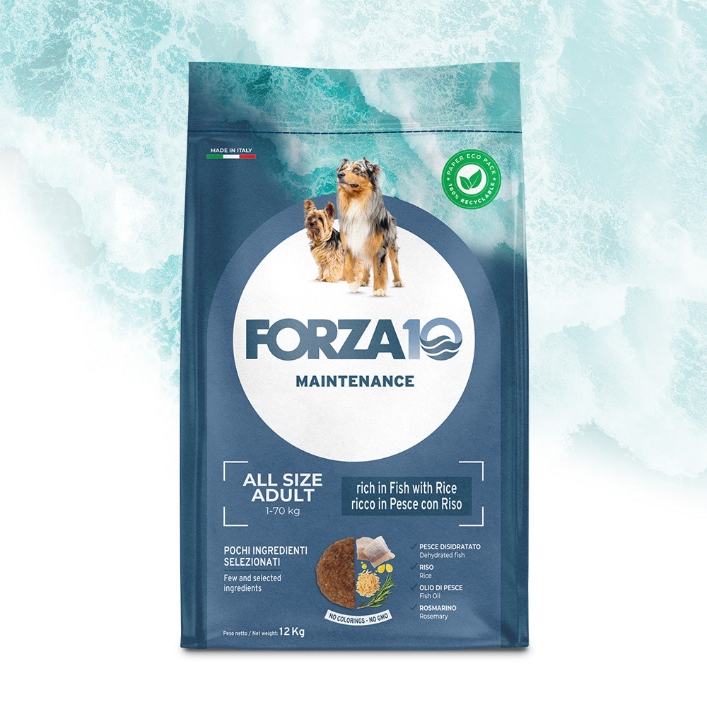 FORZA10 MANTENIMENTO ALL SIZE ADULT - PESCE & RISO 12KG