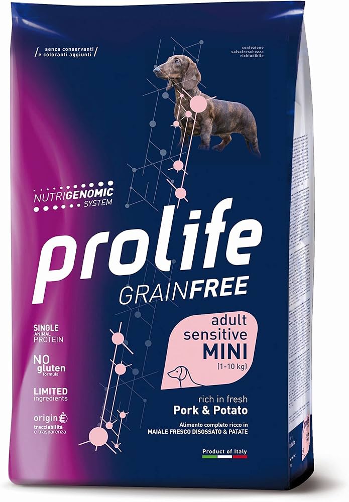 PROLIFE GRAINFREE SENSITIVE ADULT MINI MAIALE & PATATE - 2KG