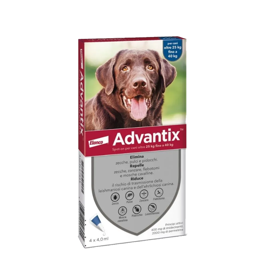 ELANCO ADVANTIX SPOT ON - DA 25KG FINO A 40KG