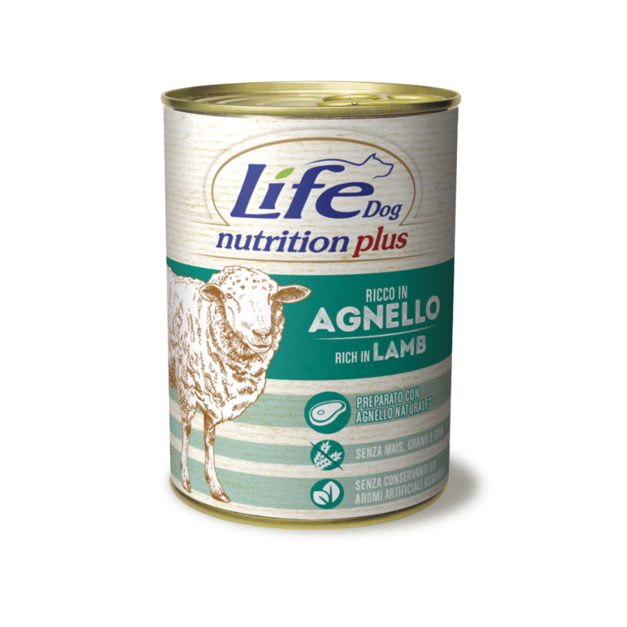 LIFE NATURAL DOG 400G - AGNELLO, RISO & VERDURE