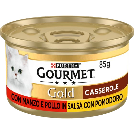 Purina Gourmet Gold Casserole Manzo Pollo Pomodoro 85g