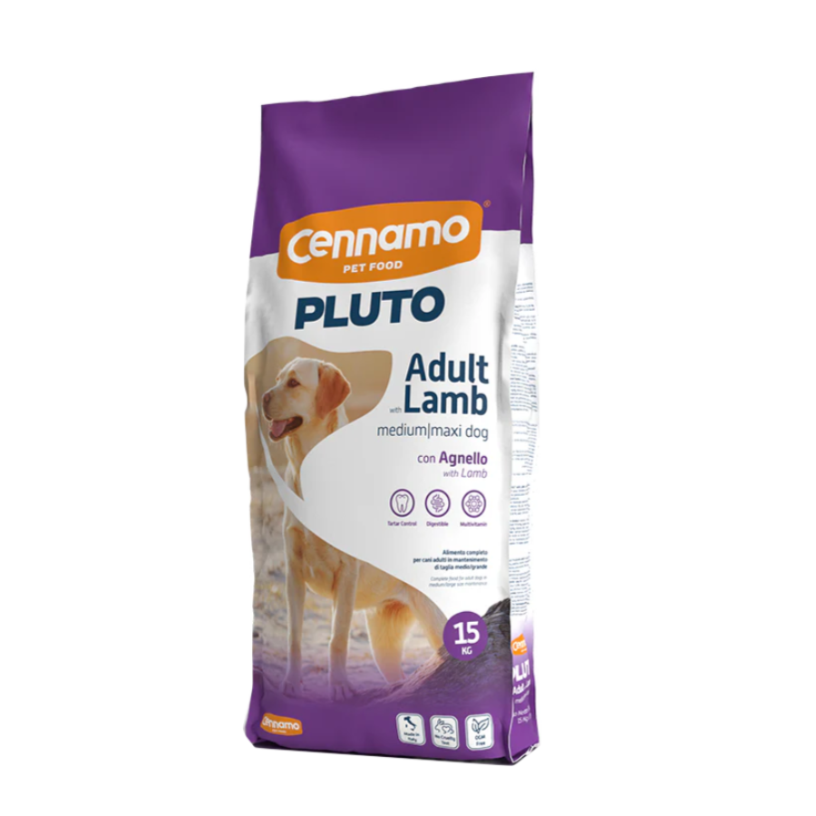 CENNAMO PLUTO ADULT MEDIUM & MAXI AGNELLO 15KG
