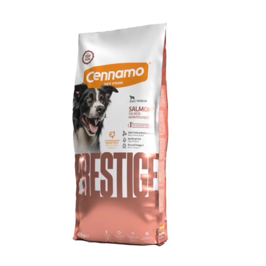 CENNAMO PRESTIGE CANE ADULTO SALMONE 12KG