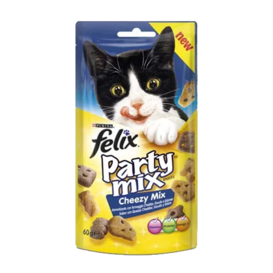 PURINA FELIX PARTY MIX - CHEEZY MIX 60G