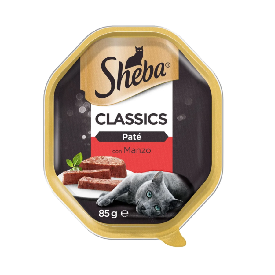 SHEBA PATE CLASSIC 85G - MANZO