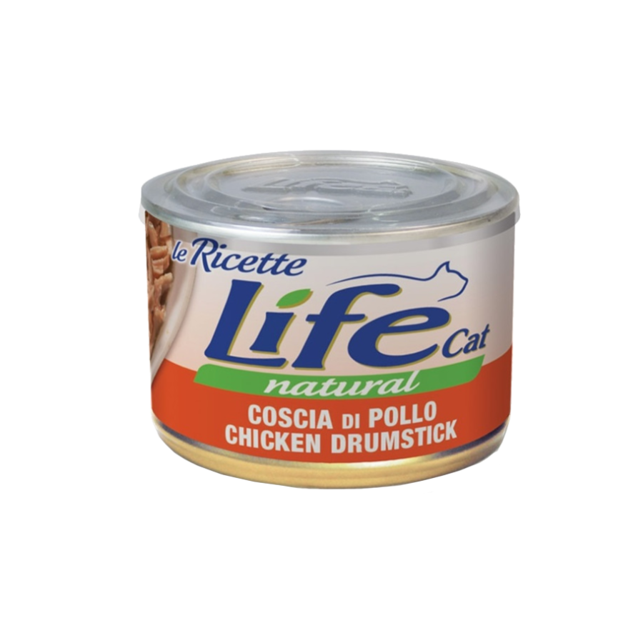 Life Natural Coscia di Pollo cibo umido gatto 150g