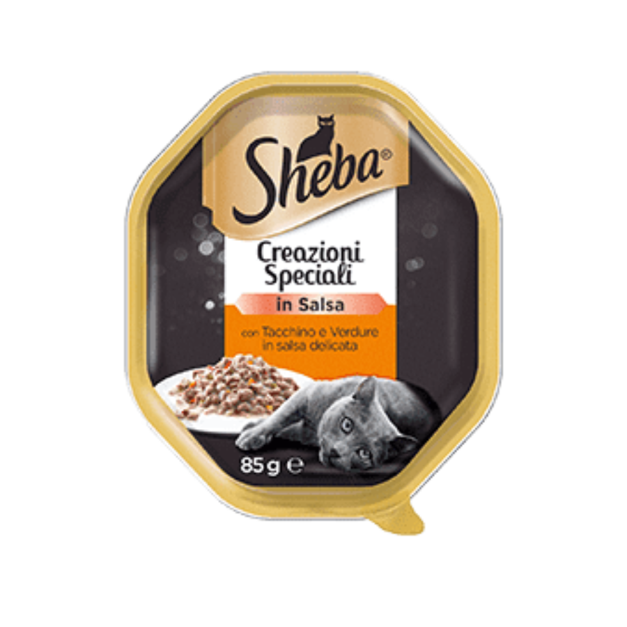 SHEBA CREAZIONI IN SALSA 85G - TACCHINO & VERDURE
