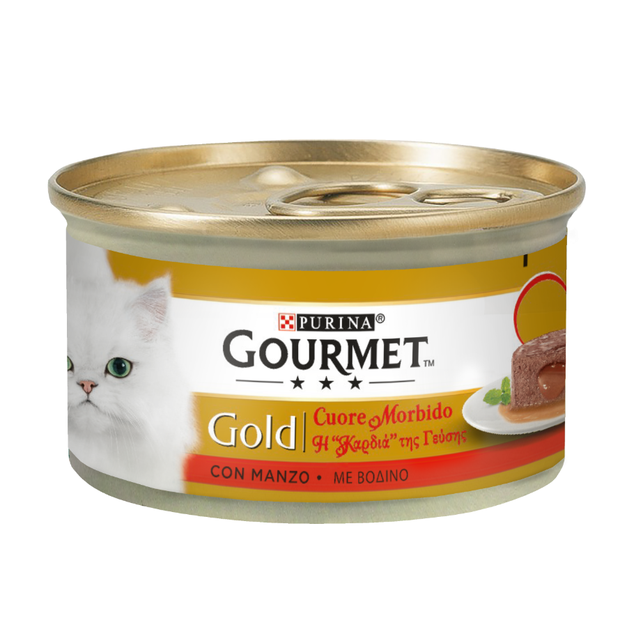 Purina Gourmet Gold Cuore Morbido 85g Manzo