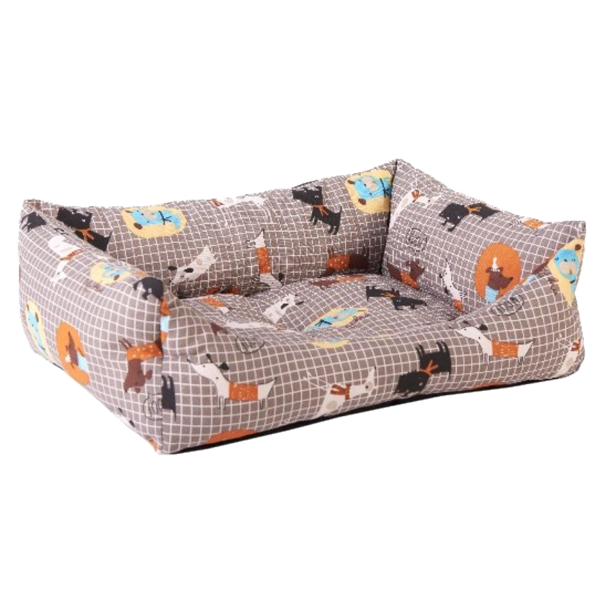 Cuscino cuccia rettangolare 97x80x18 cm per cani taglia grande