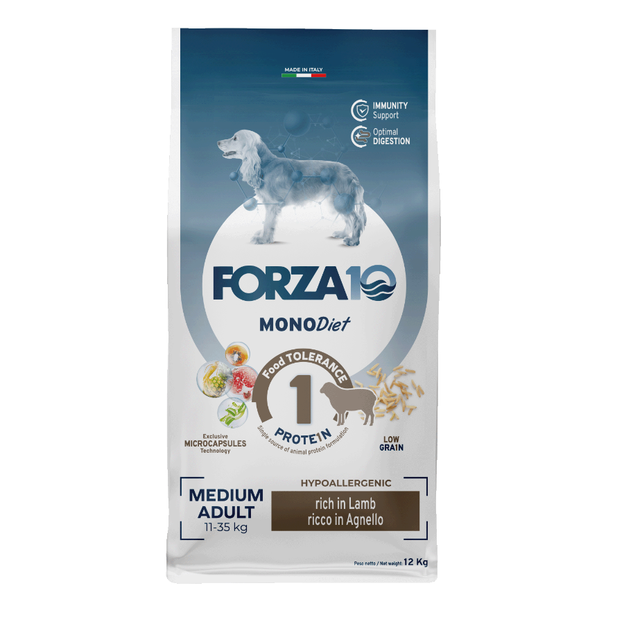 FORZA10 DIET AGNELLO - MEDIUM DIET 12KG
