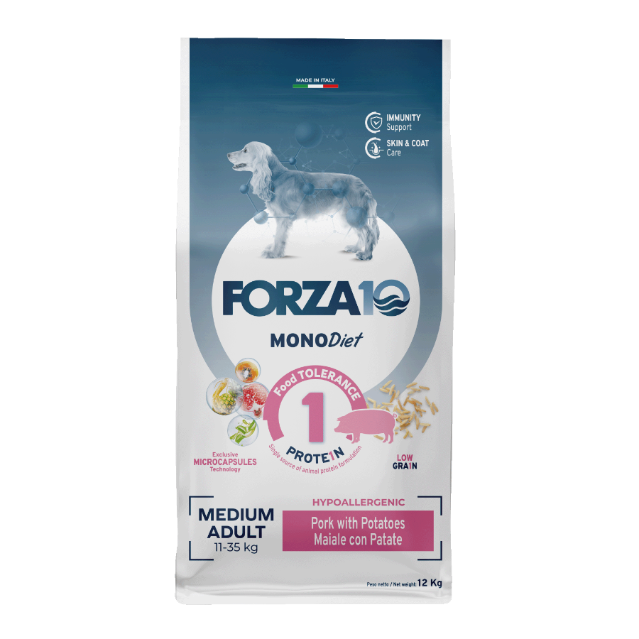 FORZA10 DIET MAIALE & PATATE - MEDIUM DIET 12KG