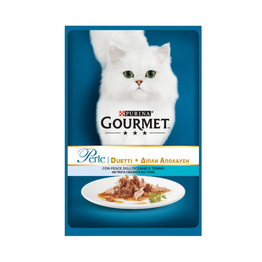 PURINA PERLE DUETTI 85G - PESCE DELL'OCEANO & TONNO