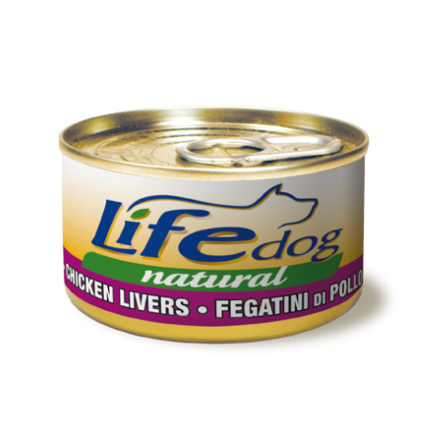 LIFE NATURAL DOG 90G - FEGATINI DI POLLO