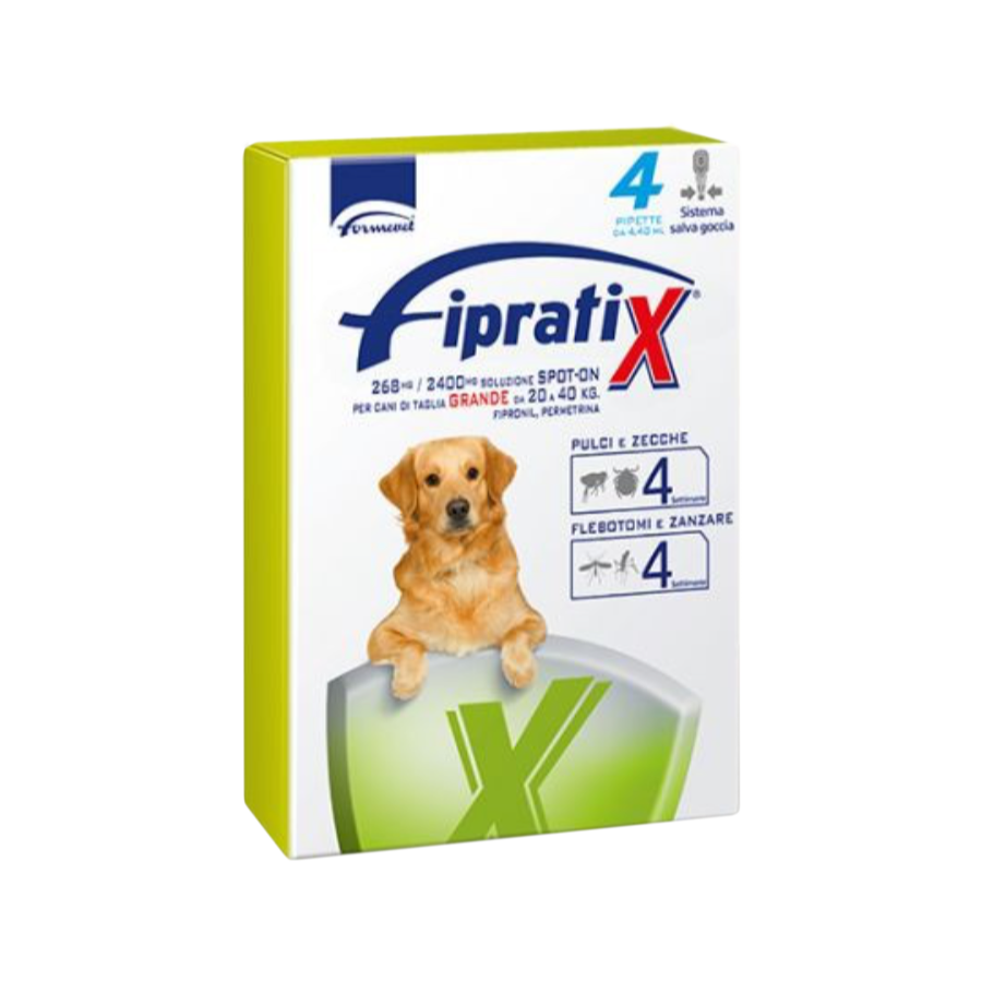 Formevet Fipratix antiparassitario spot-on cani 20-40kg 4 pipette