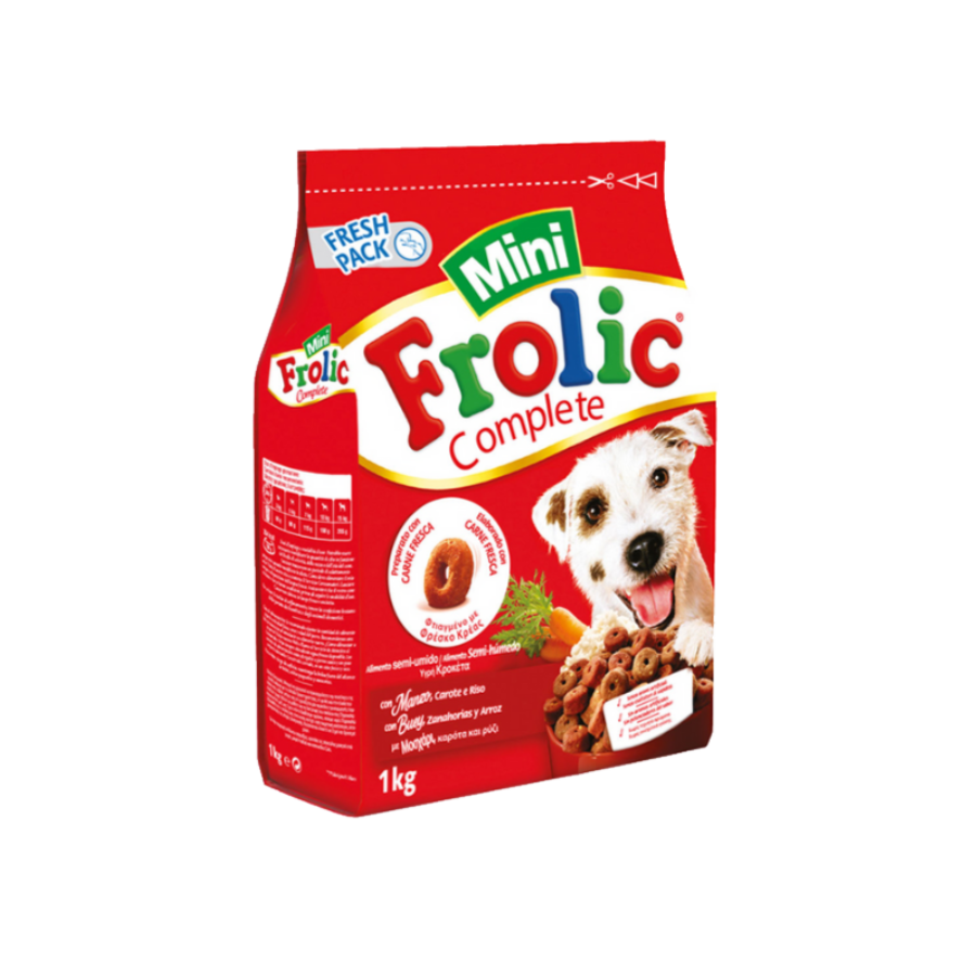 FROLIC SMALL 1KG - MANZO, CAROTE & CEREALI