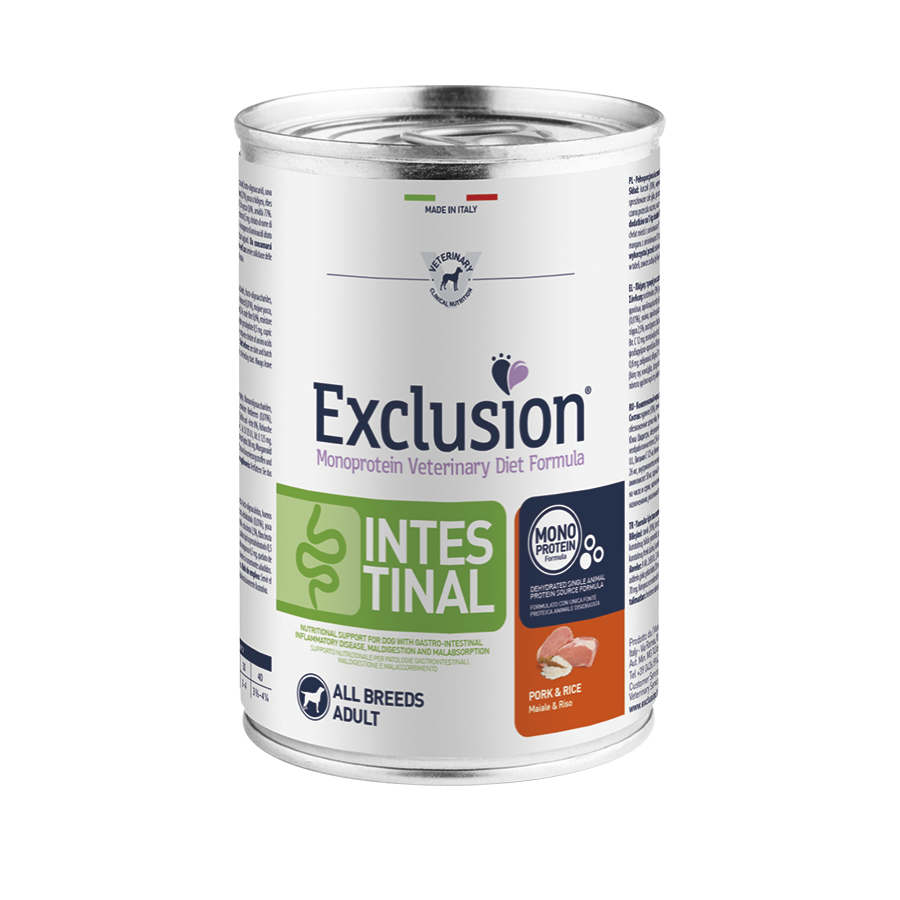 EXCLUSION INTESTINAL MAIALE &amp; RISO 400G