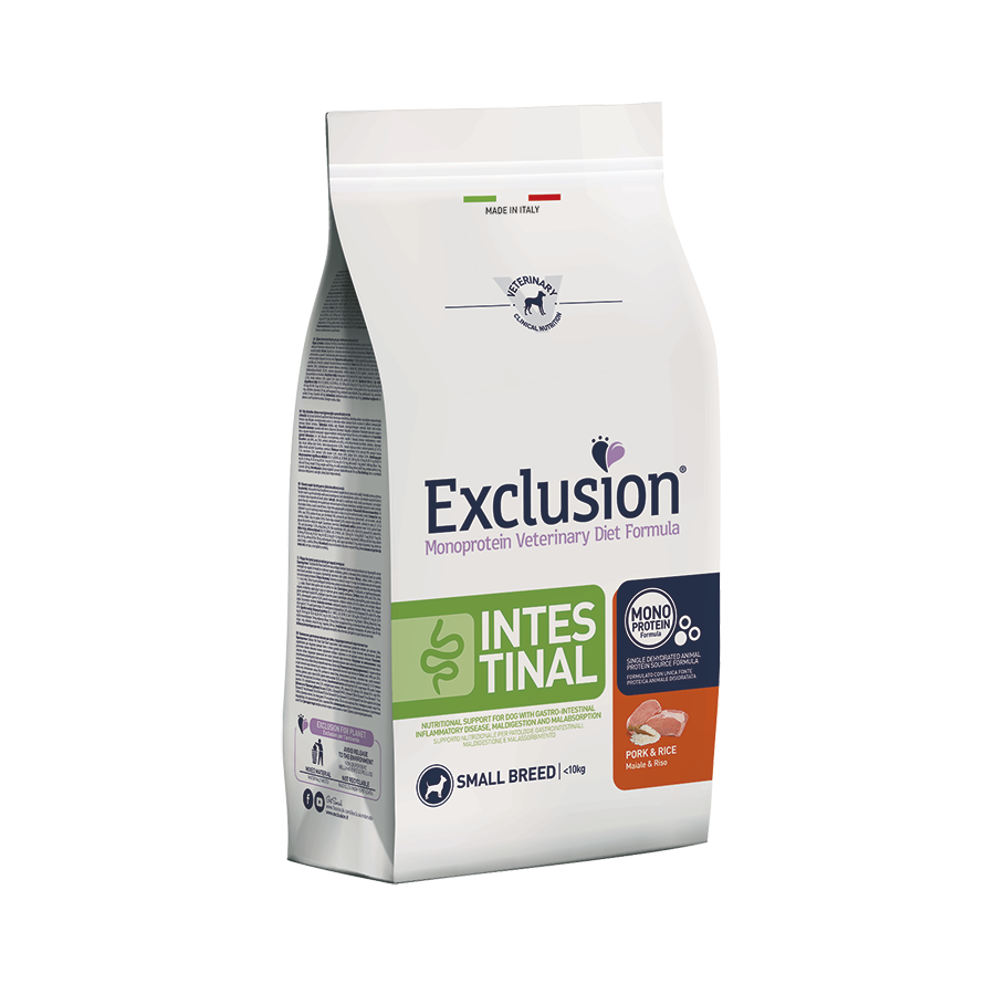 EXCLUSION INTESTINAL MAIALE & RISO SMALL- 2KG