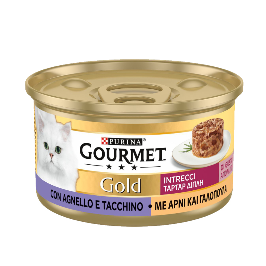 Purina Gourmet Gold Intrecci Salmone Merluzzo 85g
