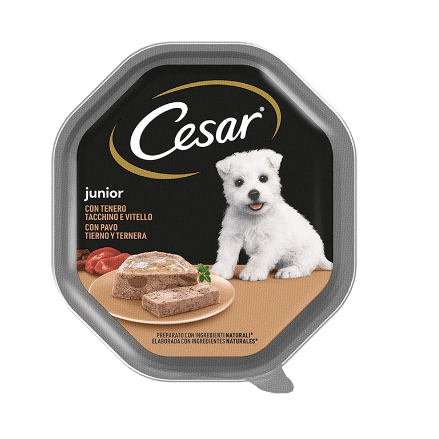 CESAR JUNIOR VITELLO & TACCHINO 150GR