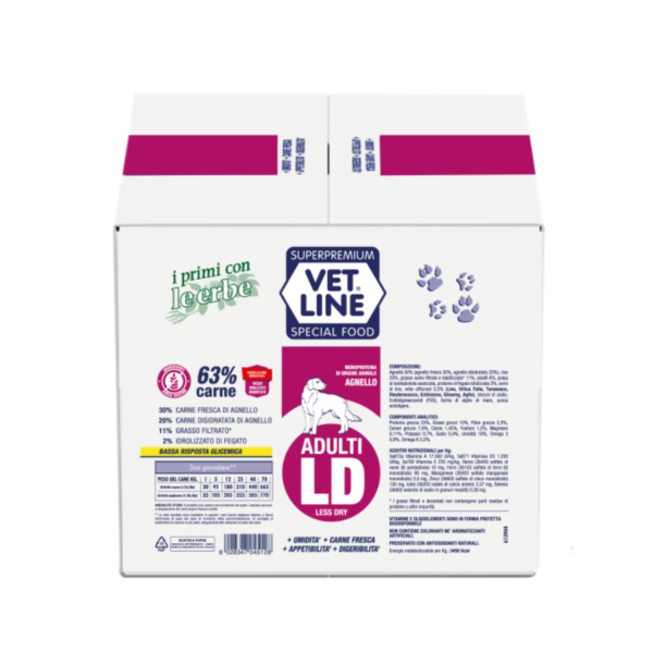 VETLINE ADULTI LD 12 KG