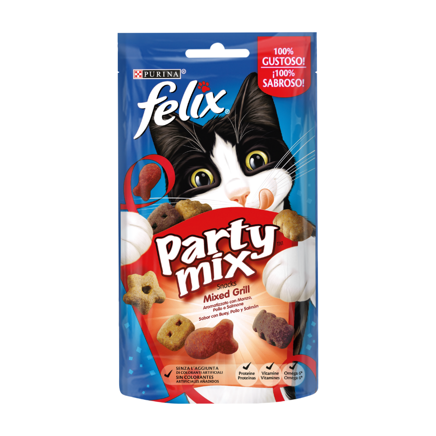 PURINA FELIX PARTY MIX - MIXED GRILL 60G