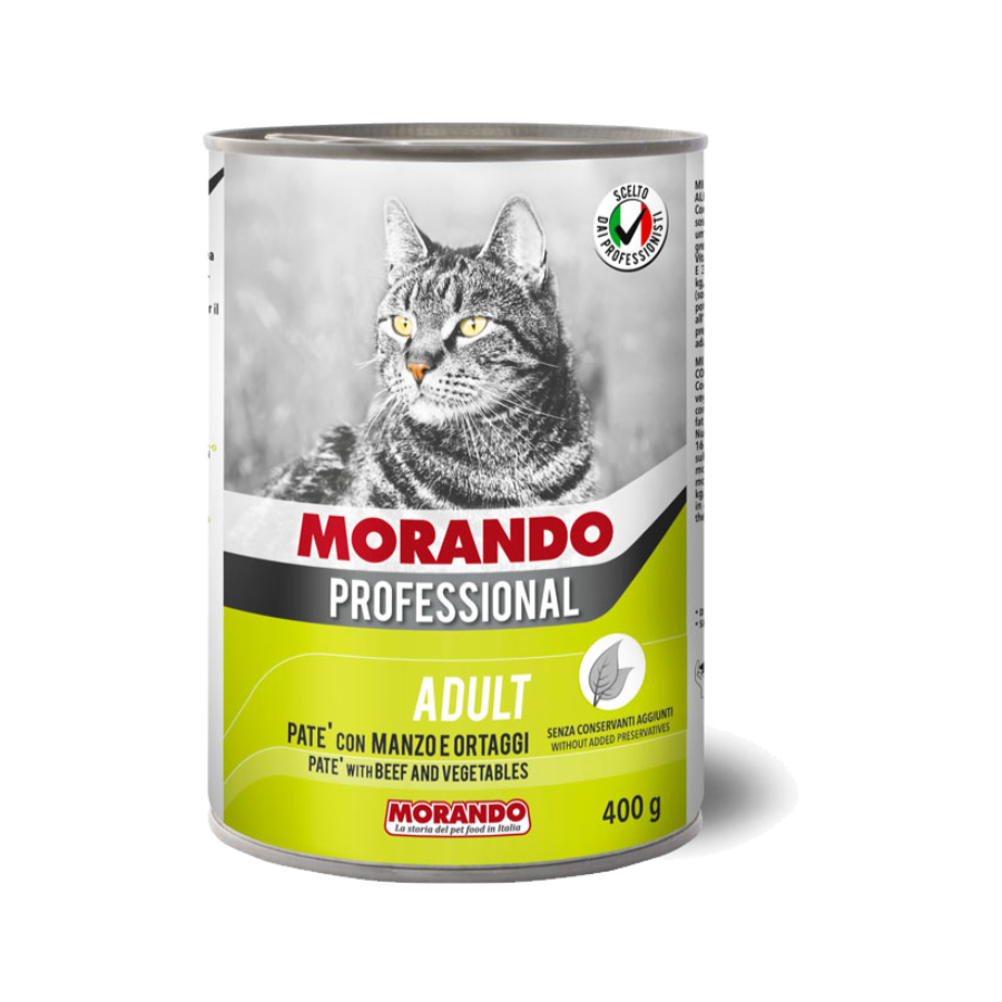 MORANDO PROFESSIONAL CAT PATE - 400G - MANZO & ORTAGGI