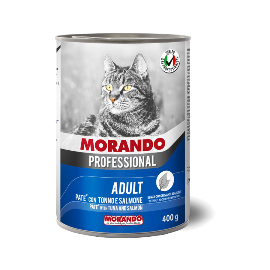 MORANDO PROFESSIONAL CAT PATE - 400G - TONNO & SALMONE