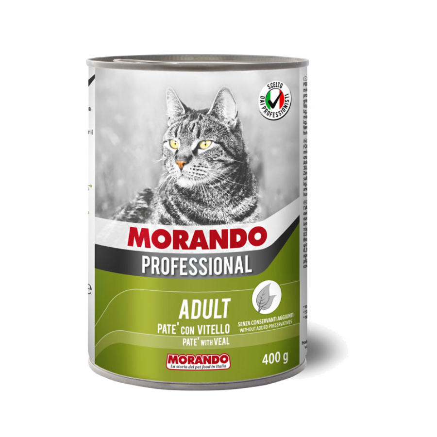 MORANDO PROFESSIONAL CAT PATE - 400G - VITELLO