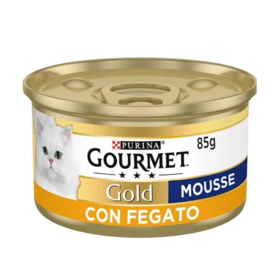 Purina Gourmet Gold Mousse Fegato lattina 85g per gatti