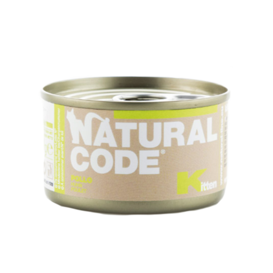 NATURAL CODE  KITTEN 85G - KITTEN POLLO