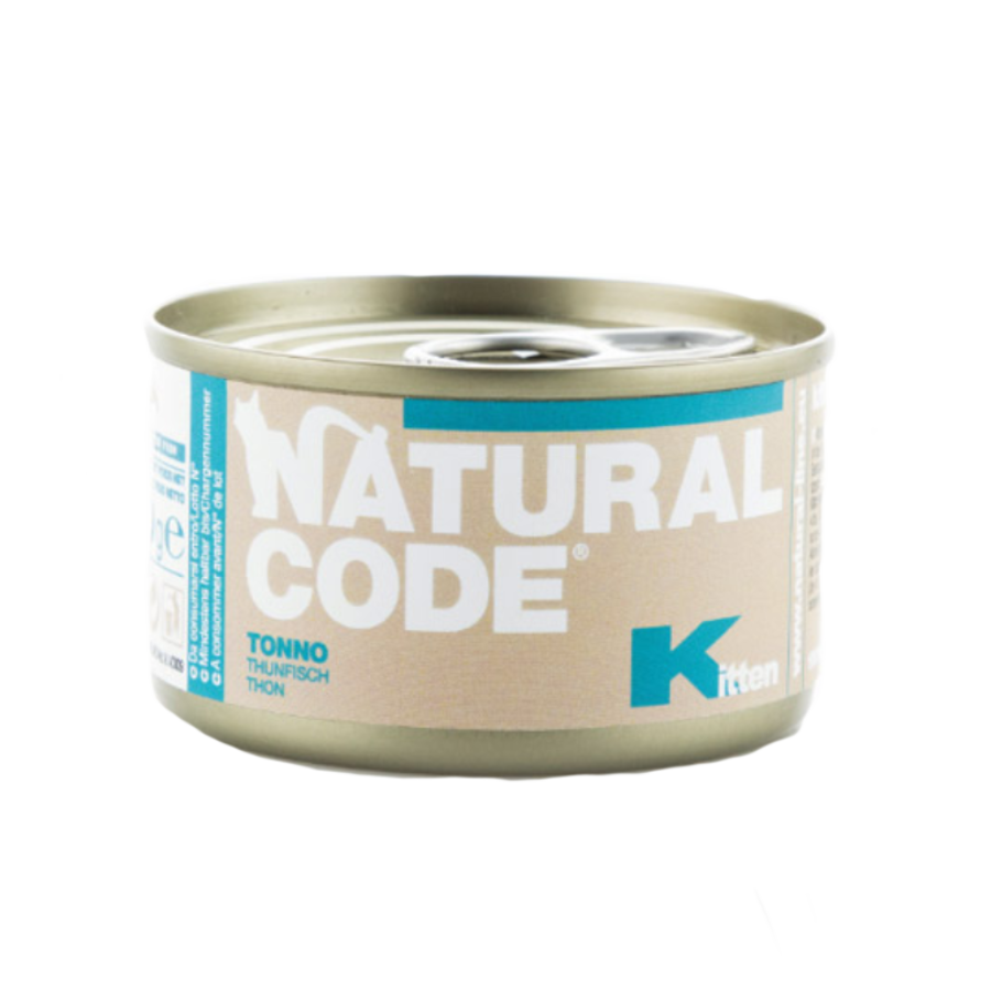 NATURAL CODE  KITTEN 85G - KITTEN TONNO