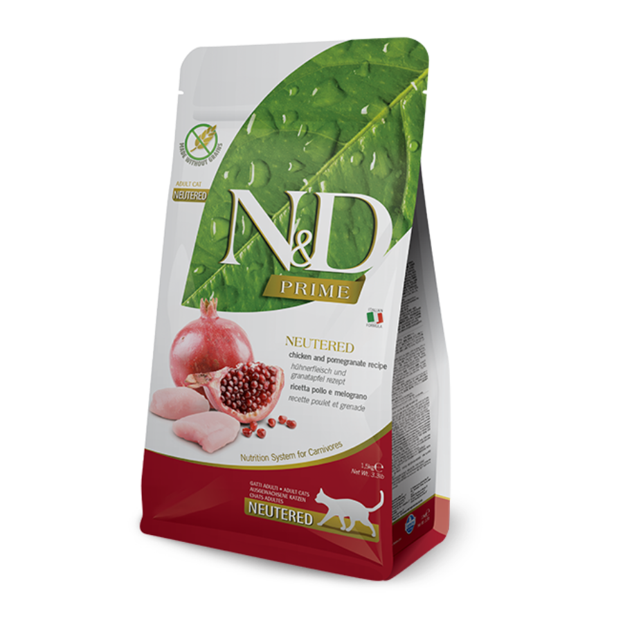 FARMINA N&D PRIME NEUTERED ADULT POLLO & MELOGRANO 5KG