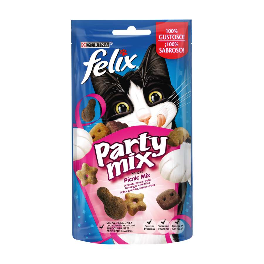 PURINA FELIX PARTY MIX - PICNIC MIX 60G