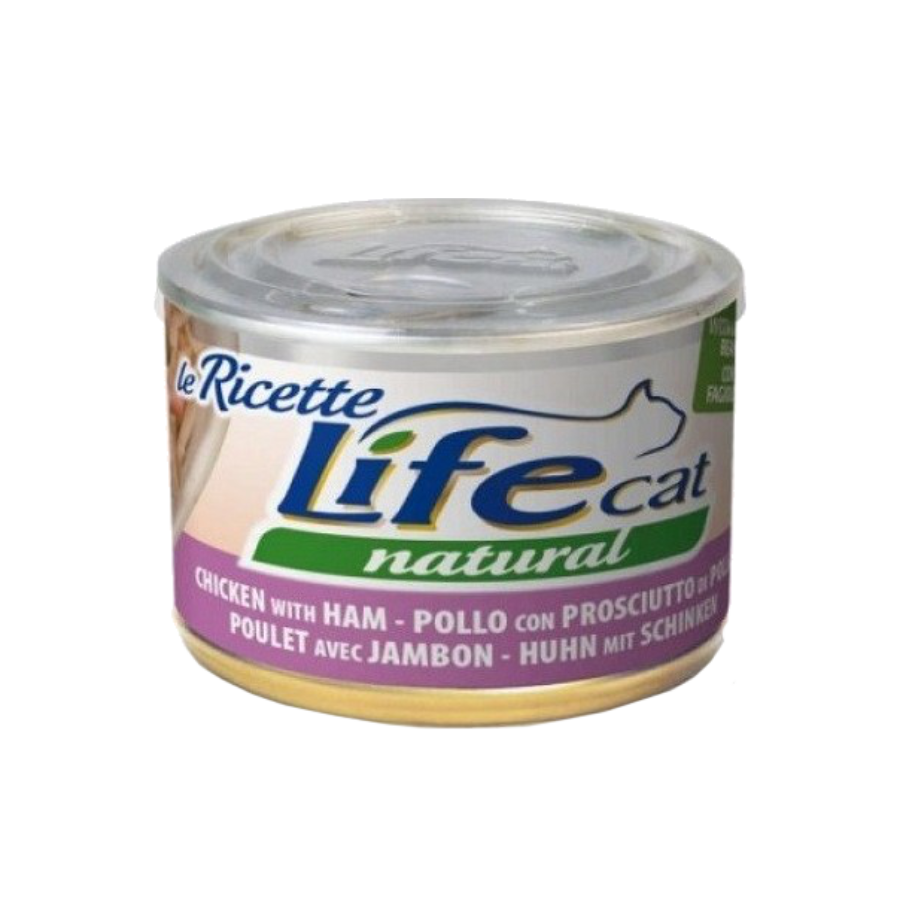 Life Cat Natural Pollo Prosciutto Fagiolini 150g