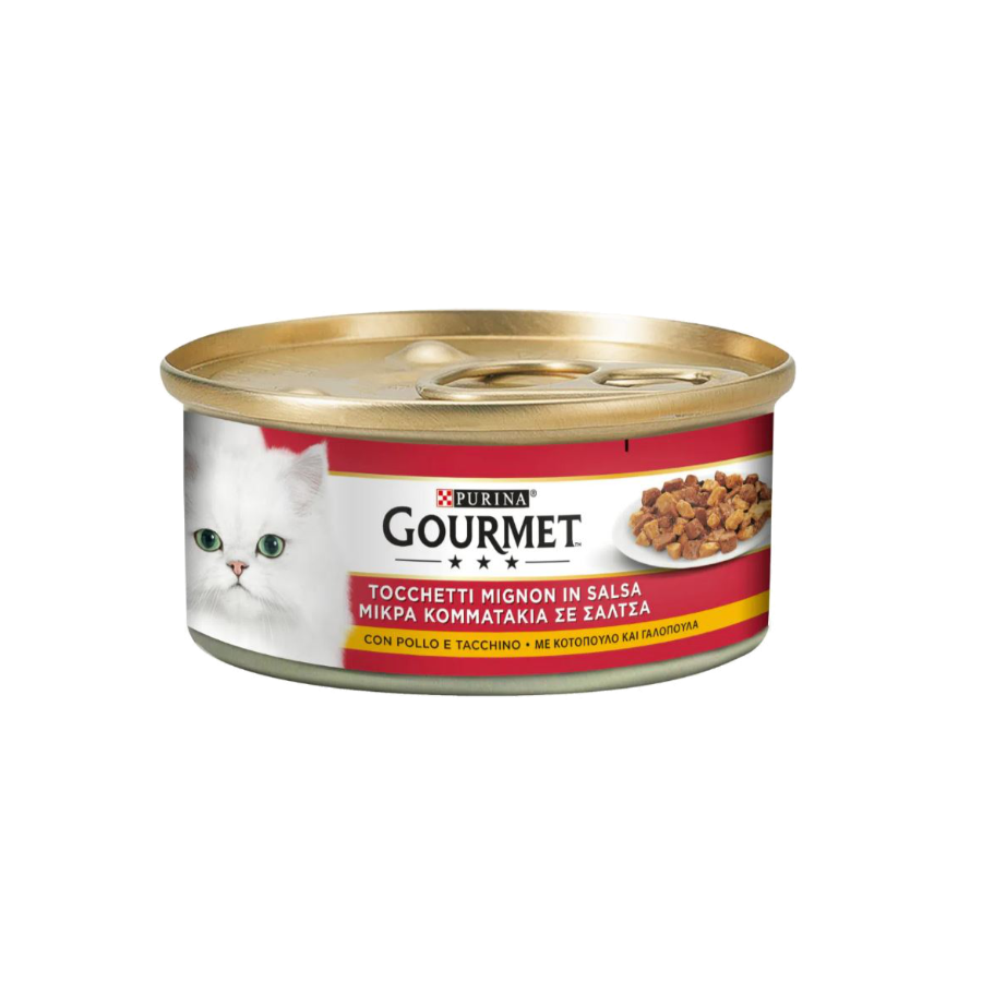 PURINA GOURMET ROSSO TOCCHETTI 195G - POLLO & TACCHINO