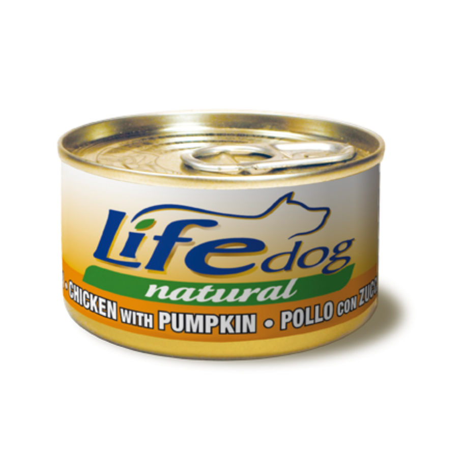 LIFE NATURAL DOG 90G - POLLO & ZUCCA