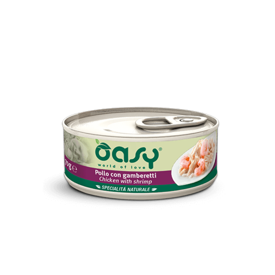 OASY SPECIALITA' NATURALE 70G - POLLO & GAMBERETTI