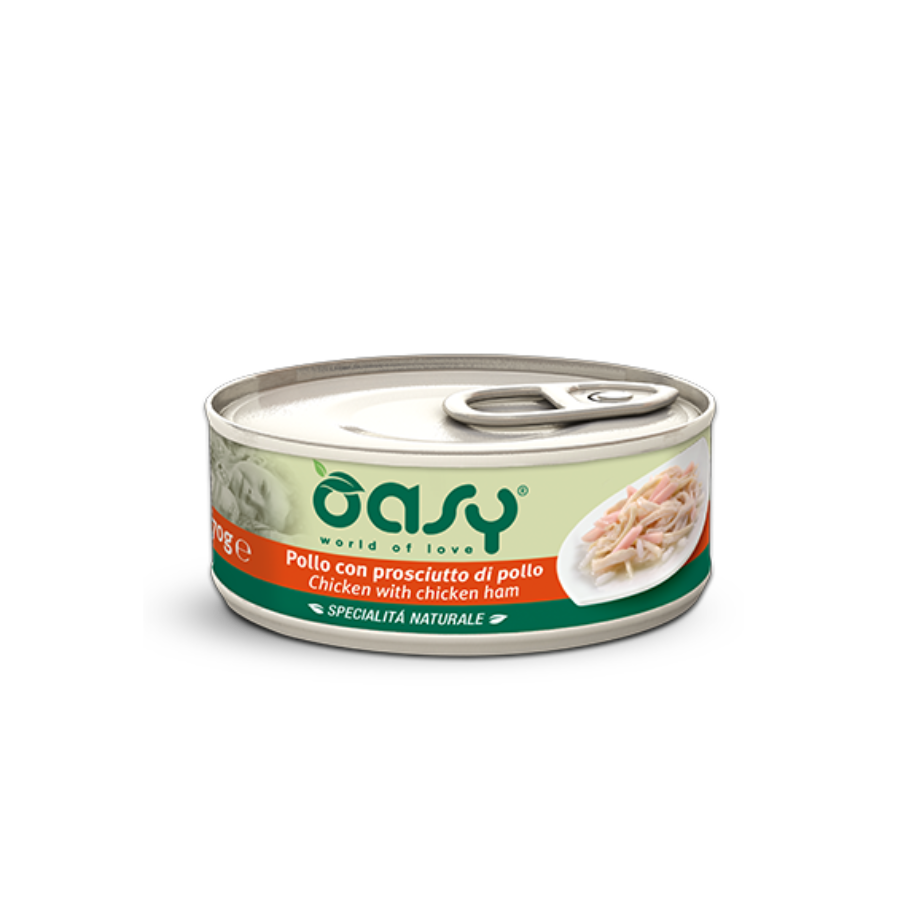 OASY SPECIALITA' NATURALE 70G - POLLO & PROSCIUTTO