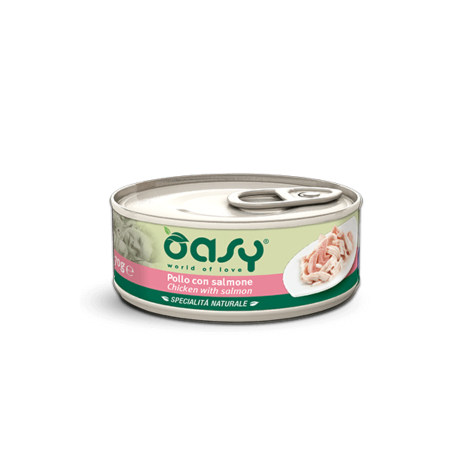 OASY SPECIALITA' NATURALE 70G - POLLO & SALMONE