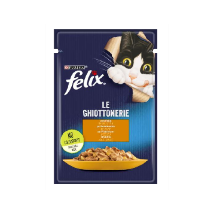 PURINA FELIX LE GHIOTTONERIE 85G - POLLO
