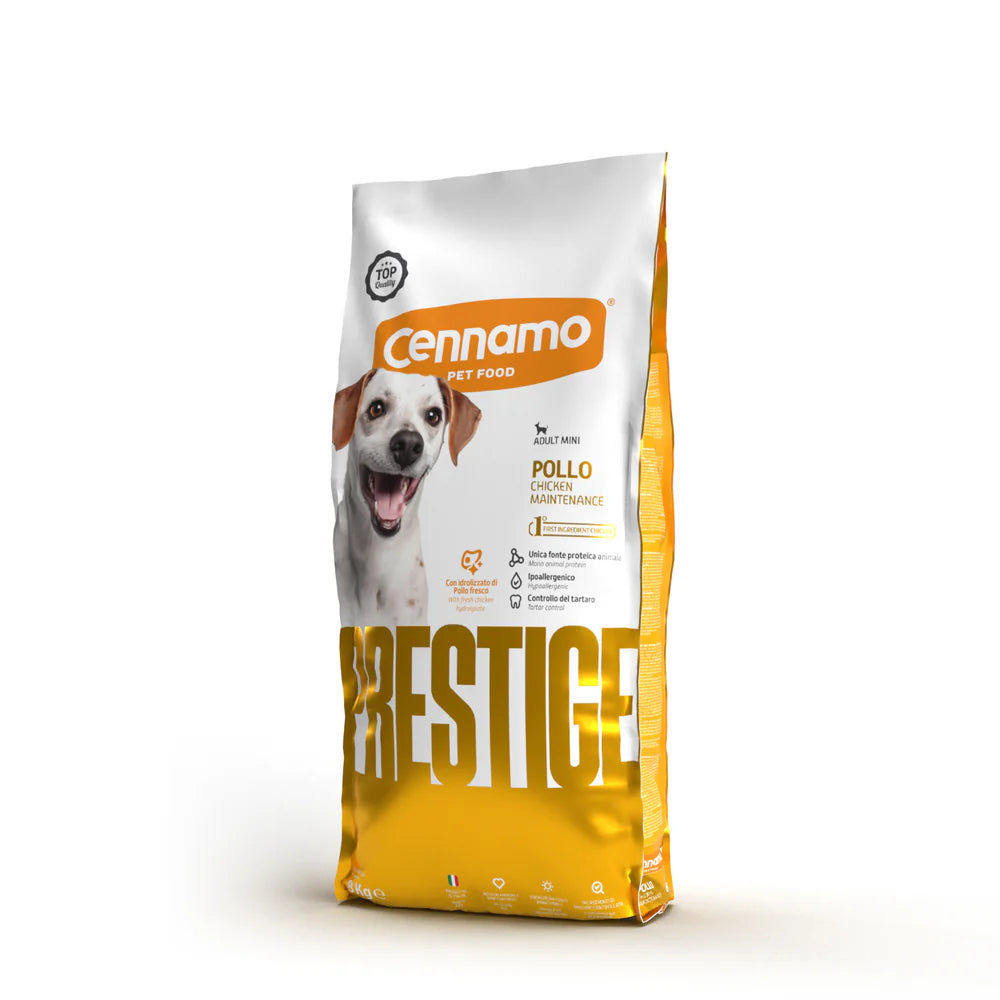 CENNAMO PRESTIGE CANE PUPPY MINI & MEDIUM POLLO 12KG