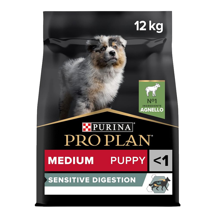 PURINA PROPLAN OPTIDIGEST PUPPY MEDIUM AGNELLO 12KG