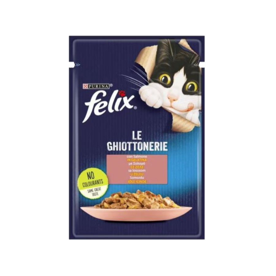PURINA FELIX LE GHIOTTONERIE 85G - SALMONE